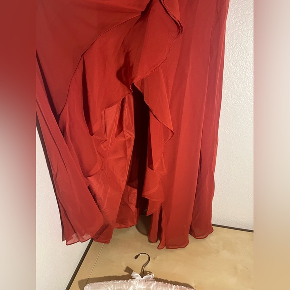 Azazie Red Maxi Dress - Picture 3 of 8